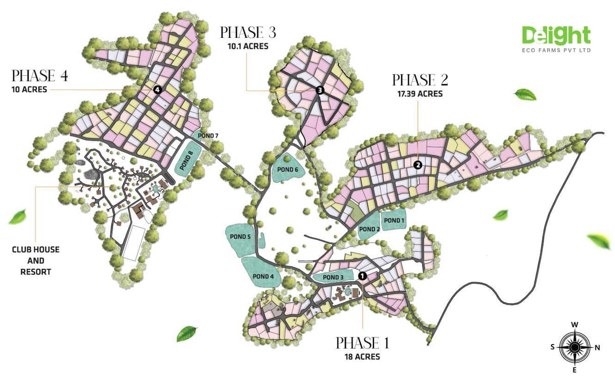 Whistling Woods Farmland Map